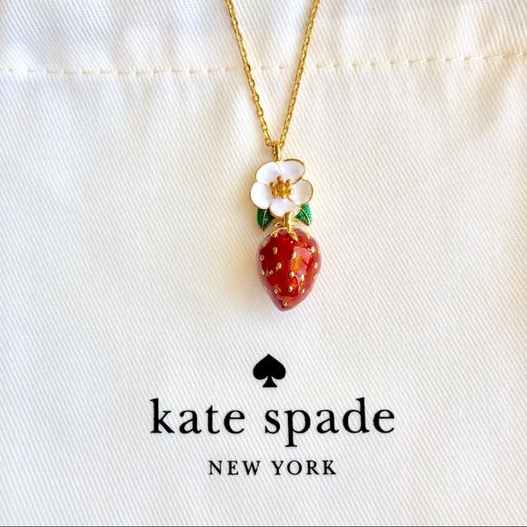 Kate spade strawberry necklace Clearance